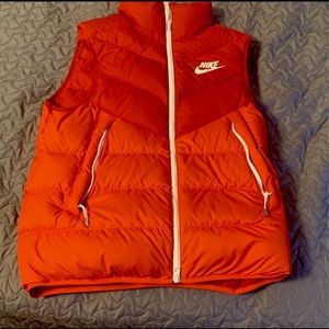 Red and orange Nike vest